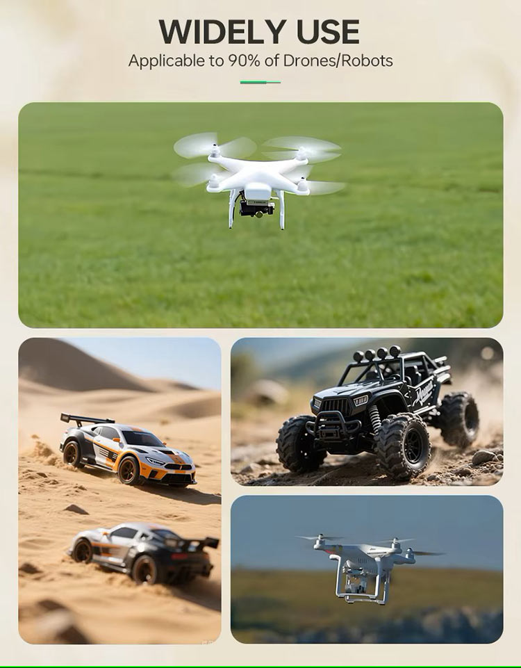 ¿Cómo funcionan las baterías de litio de estado sólido de drones?