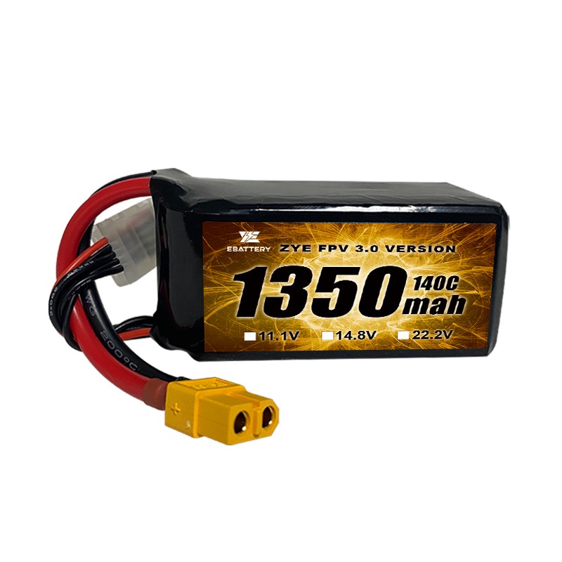 Batería Lipo alta de 120C 1350mah 1550mah para abejón FPV