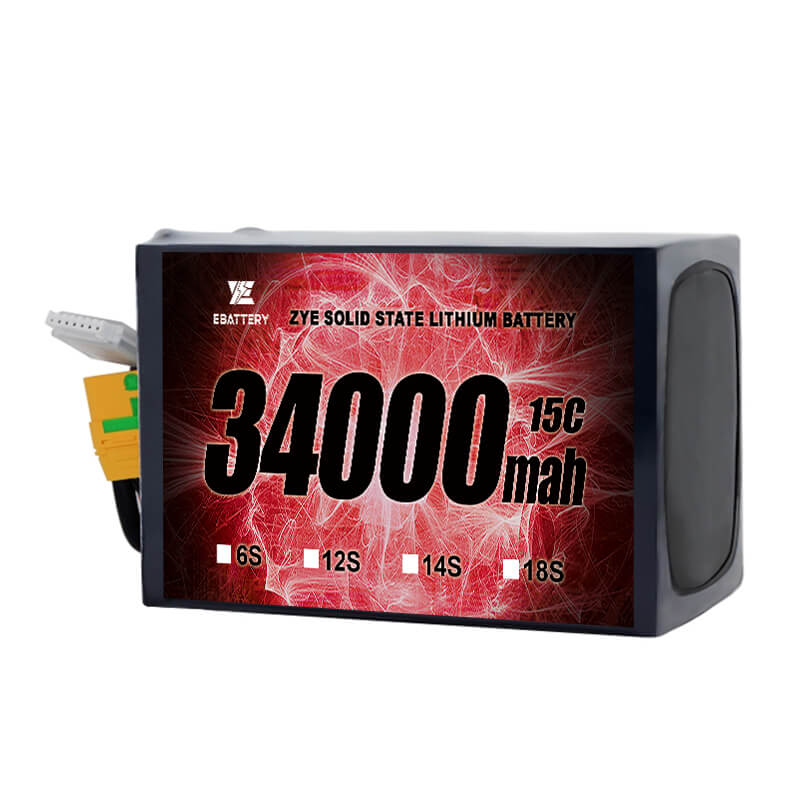 Batería de estado sólido LI HV 34000Mah 18S